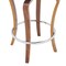 Armen Living Grady 29" Swivel Gray Faux Leather and Walnut Wood Bar Stool LCGRBAWAGR30 - alternate 7